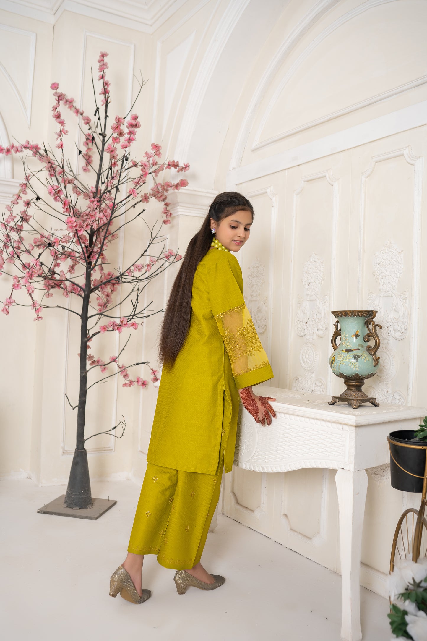 Amora 2 Pcs Stitched Embroidered Suit AS-1554