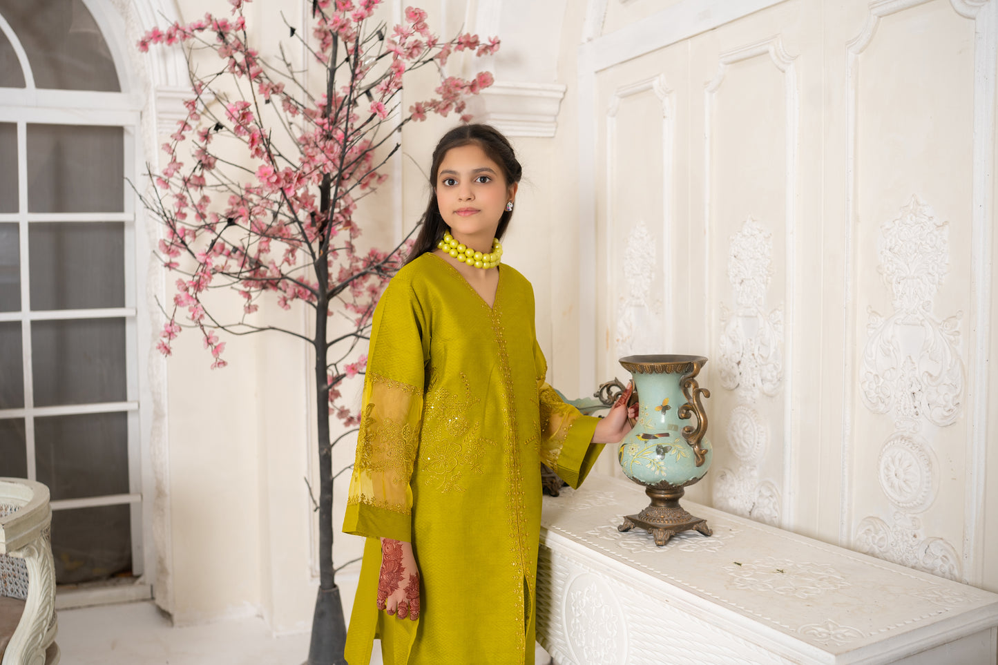 Amora 2 Pcs Stitched Embroidered Suit AS-1554