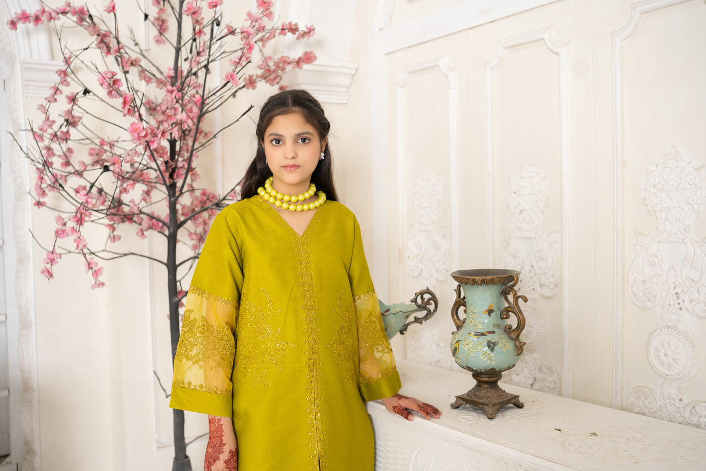 Amora 2 Pcs Stitched Embroidered Suit AS-1554