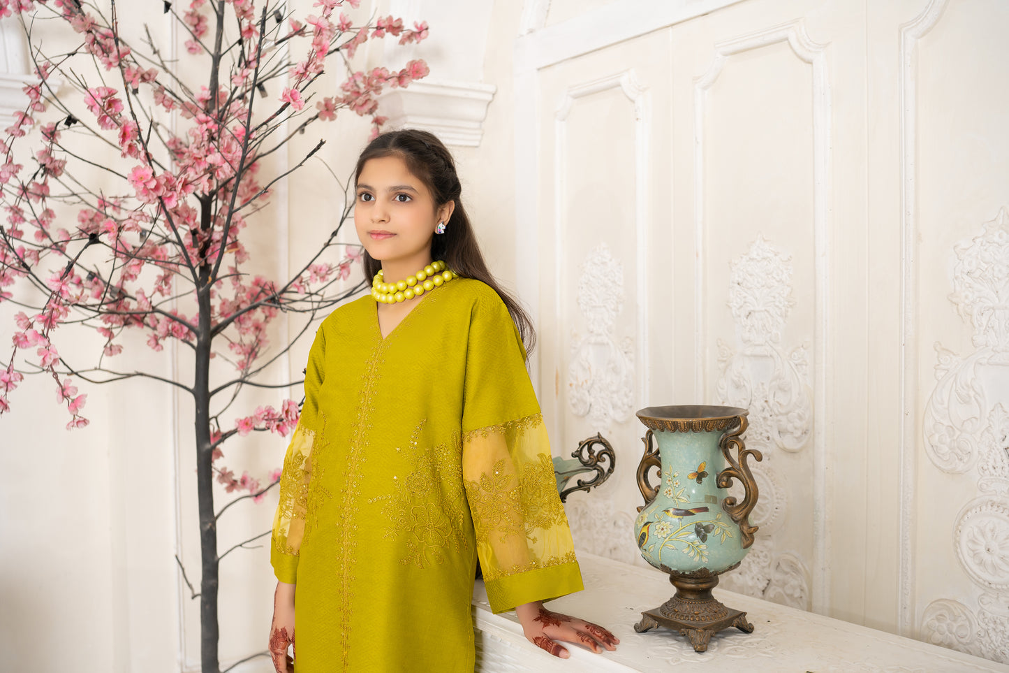Amora 2 Pcs Stitched Embroidered Suit AS-1554