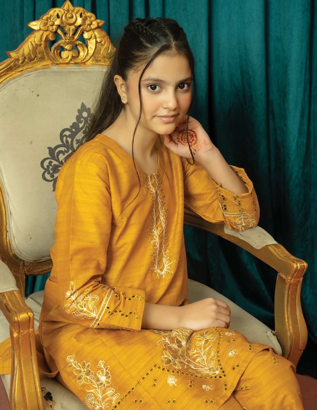 Amora 2 Pcs Stitched Embroidered Suit AS-1511