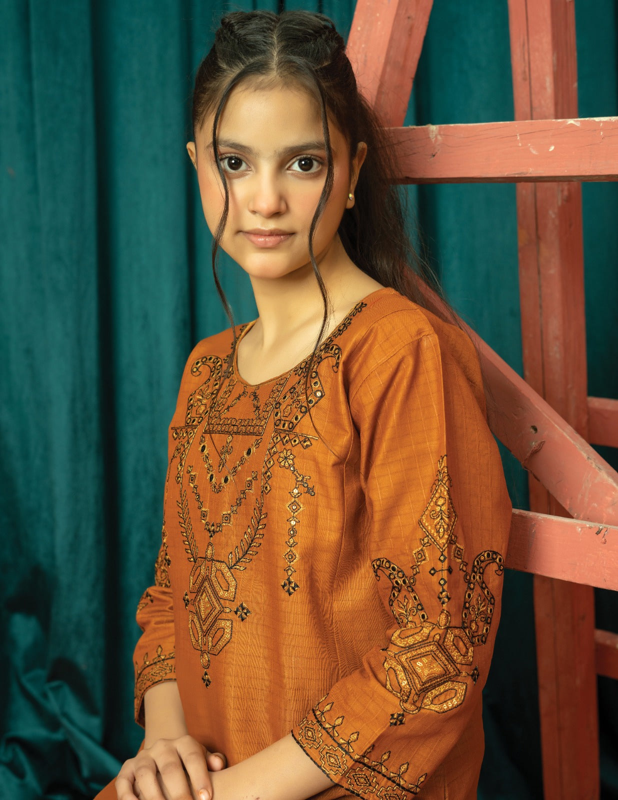 Amora 2 Pcs Stitched Embroidered Suit AS-1514