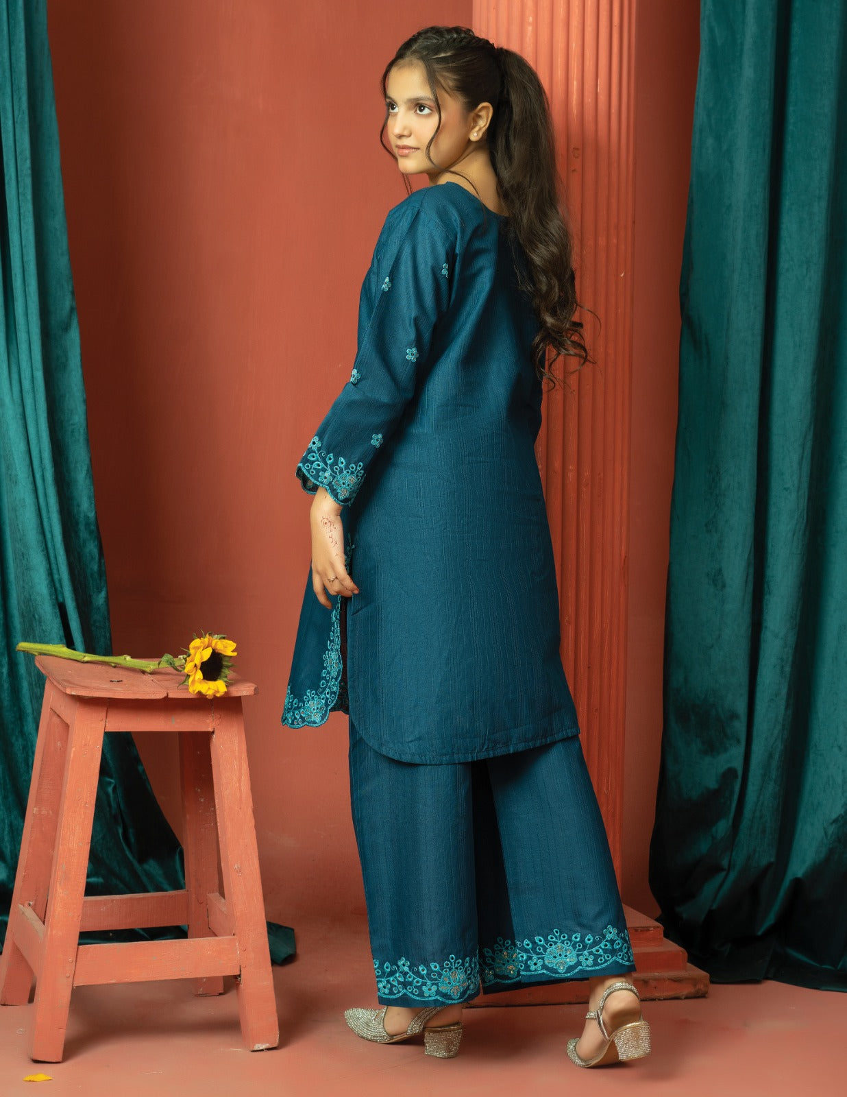 Amora 2 Pcs Stitched Embroidered Suit AS-1500