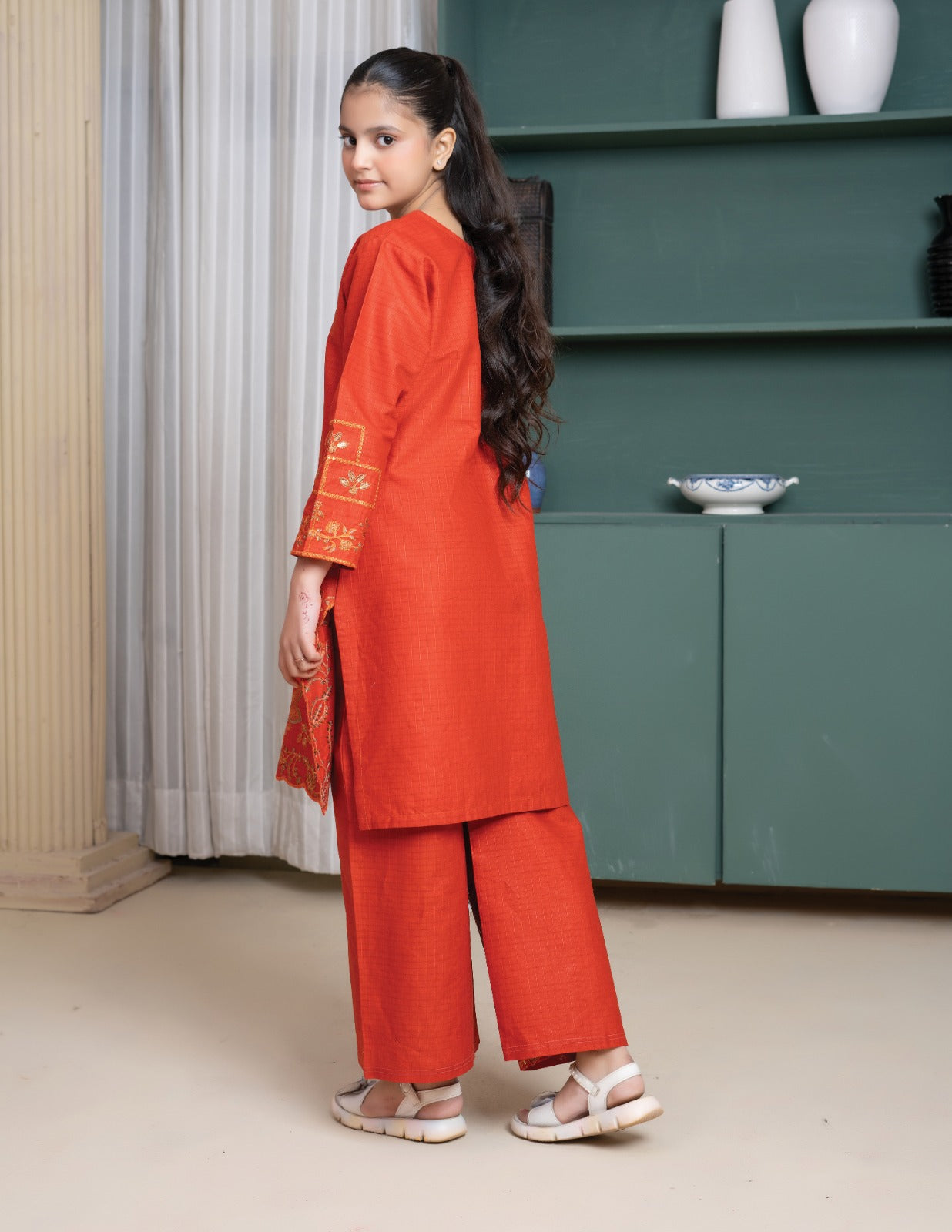 Amora 2 Pcs Stitched Embroidered Suit AS-1453