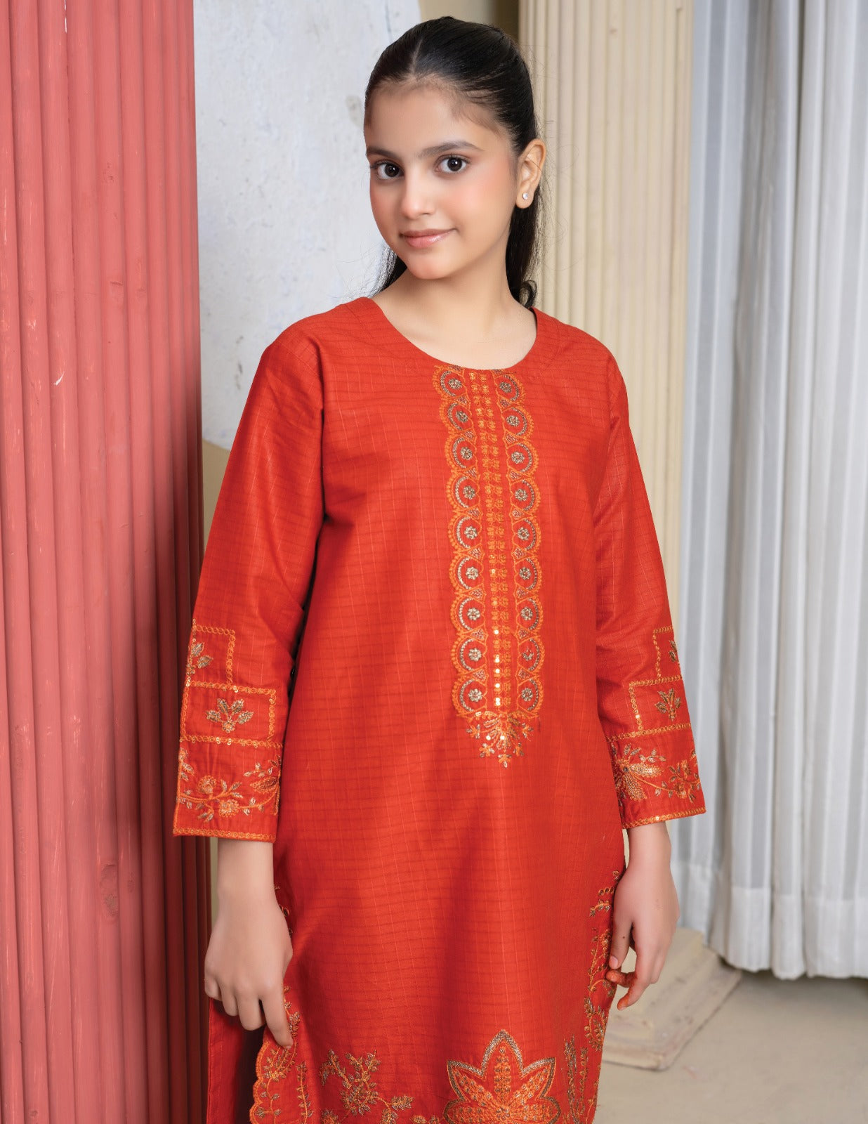 Amora 2 Pcs Stitched Embroidered Suit AS-1453