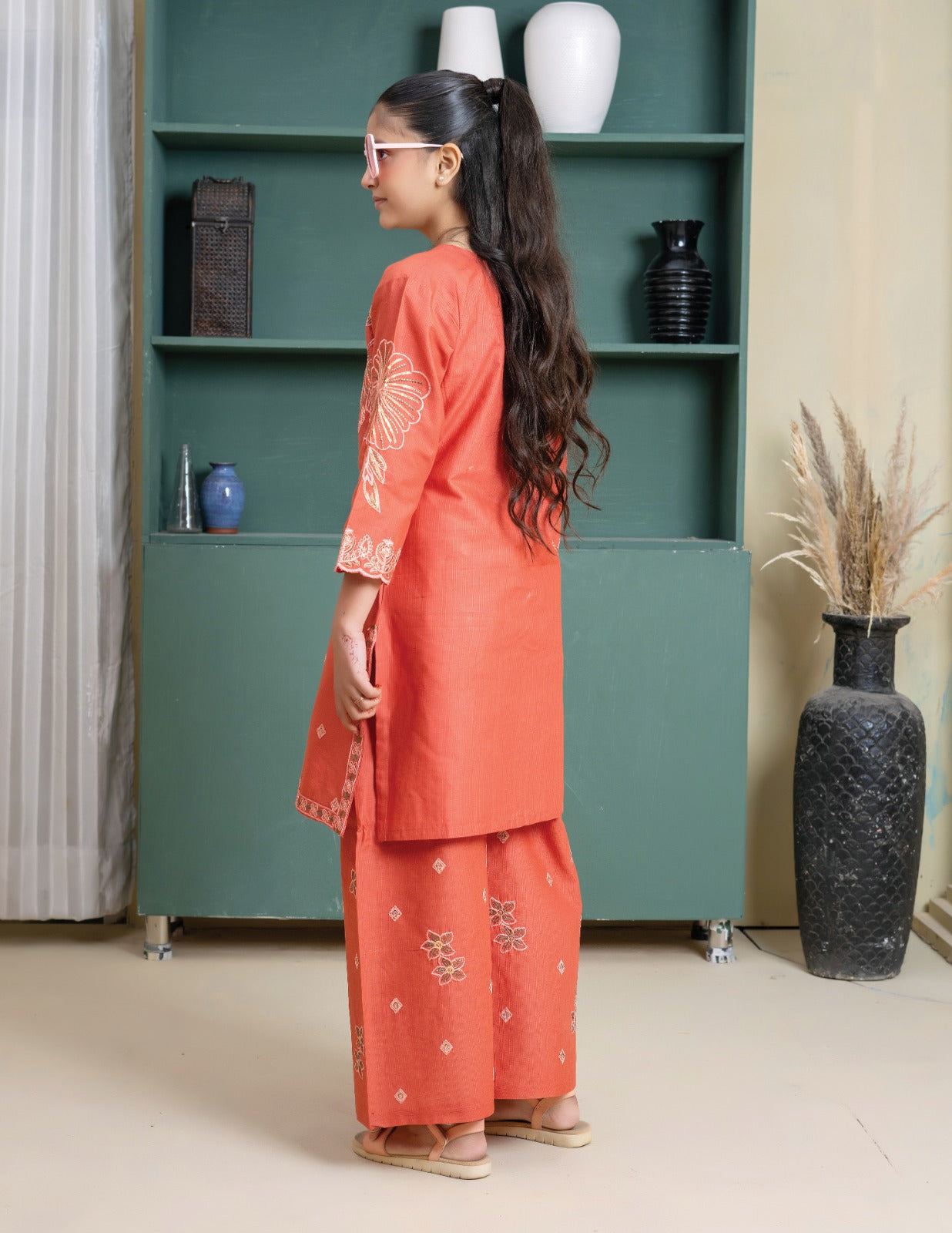 Amora 2 Pcs Stitched Embroidered Suit AS-1444