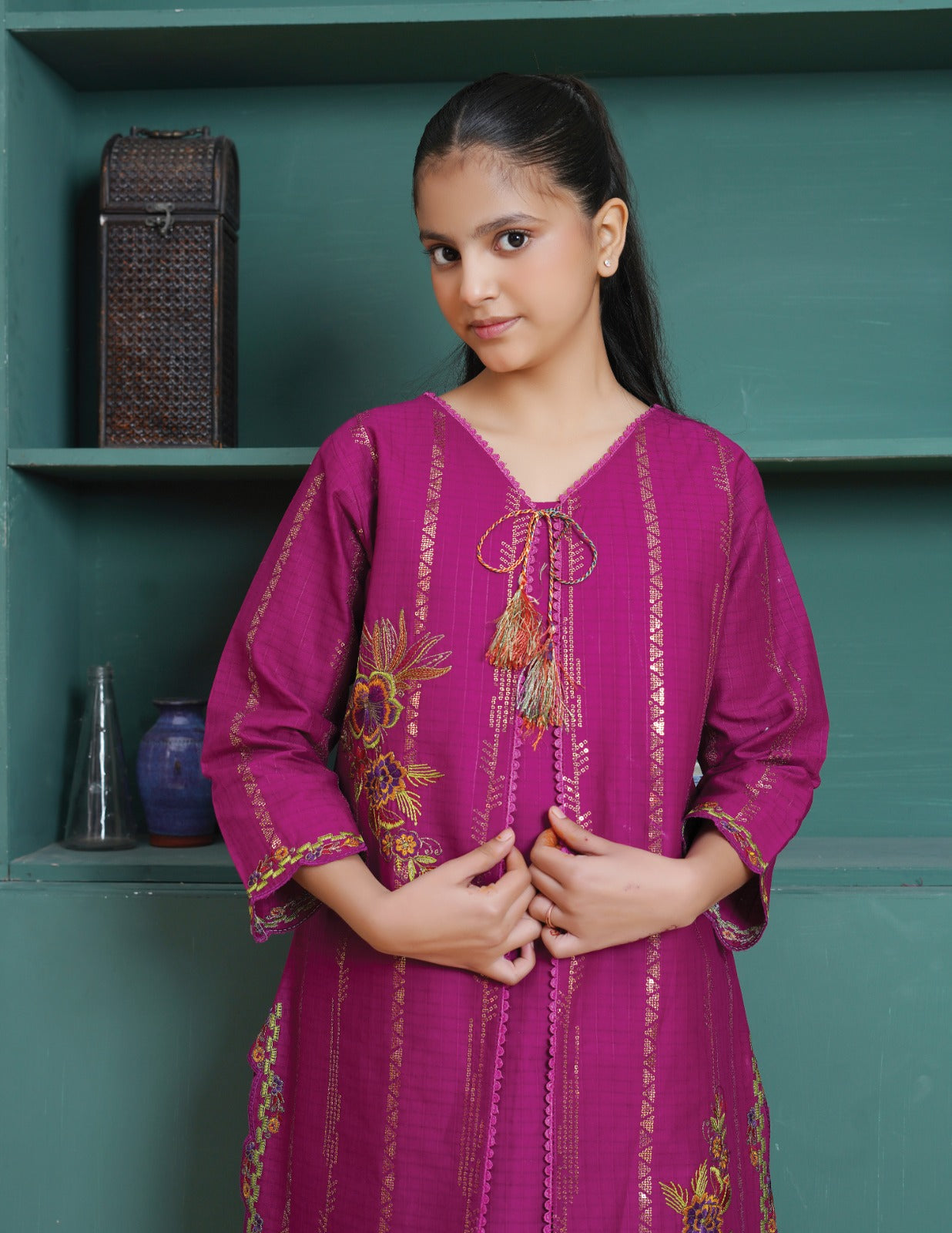 Amora 2 Pcs Stitched Embroidered Suit AS-1470