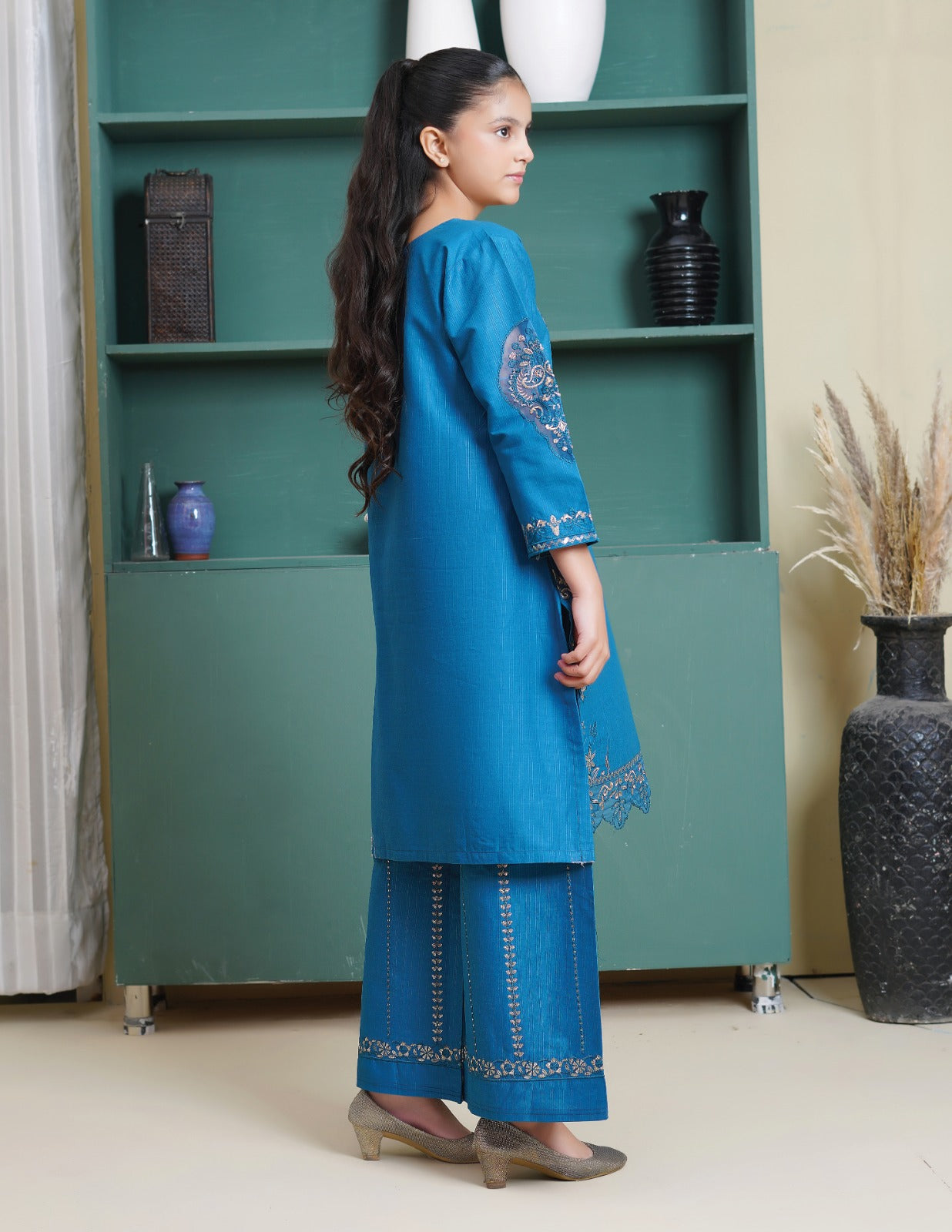 Amora 2 Pcs Stitched Embroidered Suit AS-1448