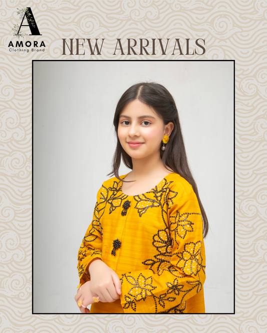 Amora 2 Pcs Stitched Embroidered Suit AS-1535
