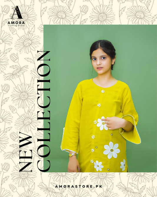 Amora 2 Pcs Stitched Embroidered Suit AS-1568