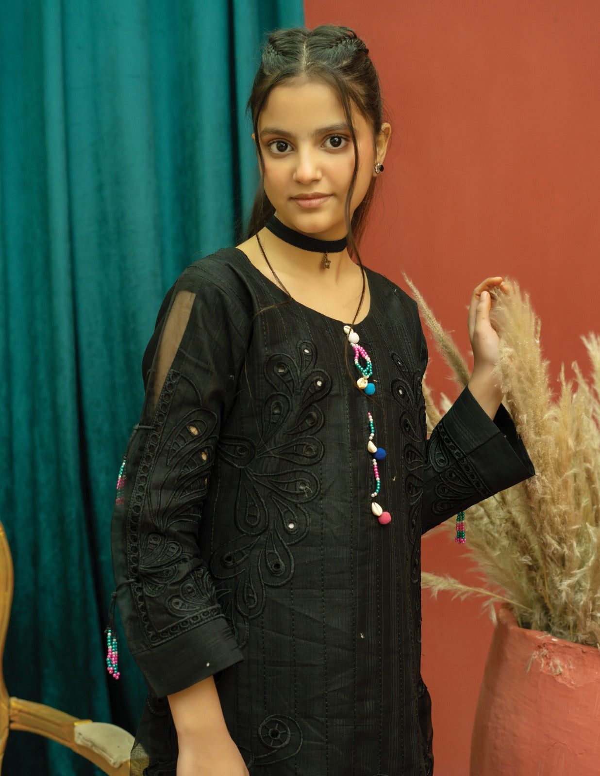 Amora 2 Pcs Stitched Embroidered Suit AS-1400