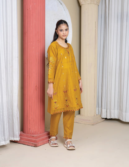 Amora 2 Pcs Stitched Embroidered Suit AS-1506