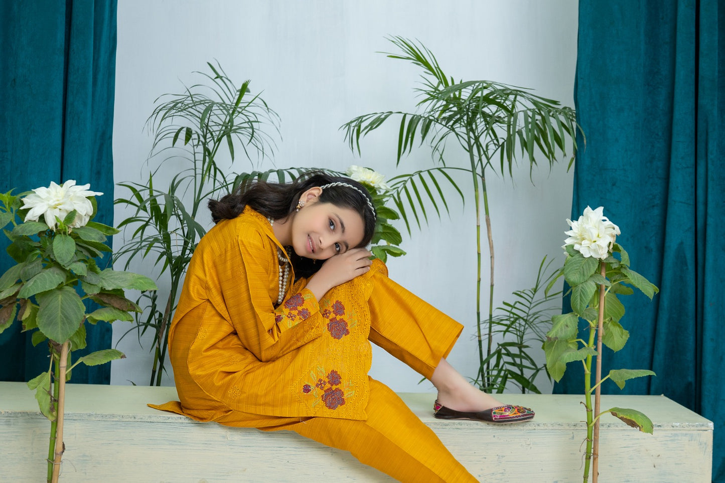 Amora 2 Pcs Stitched Embroidered Suit AS-1526