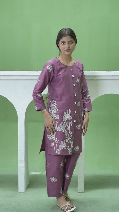 Amora 2 Pcs Stitched Embroidered Suit AS-1575